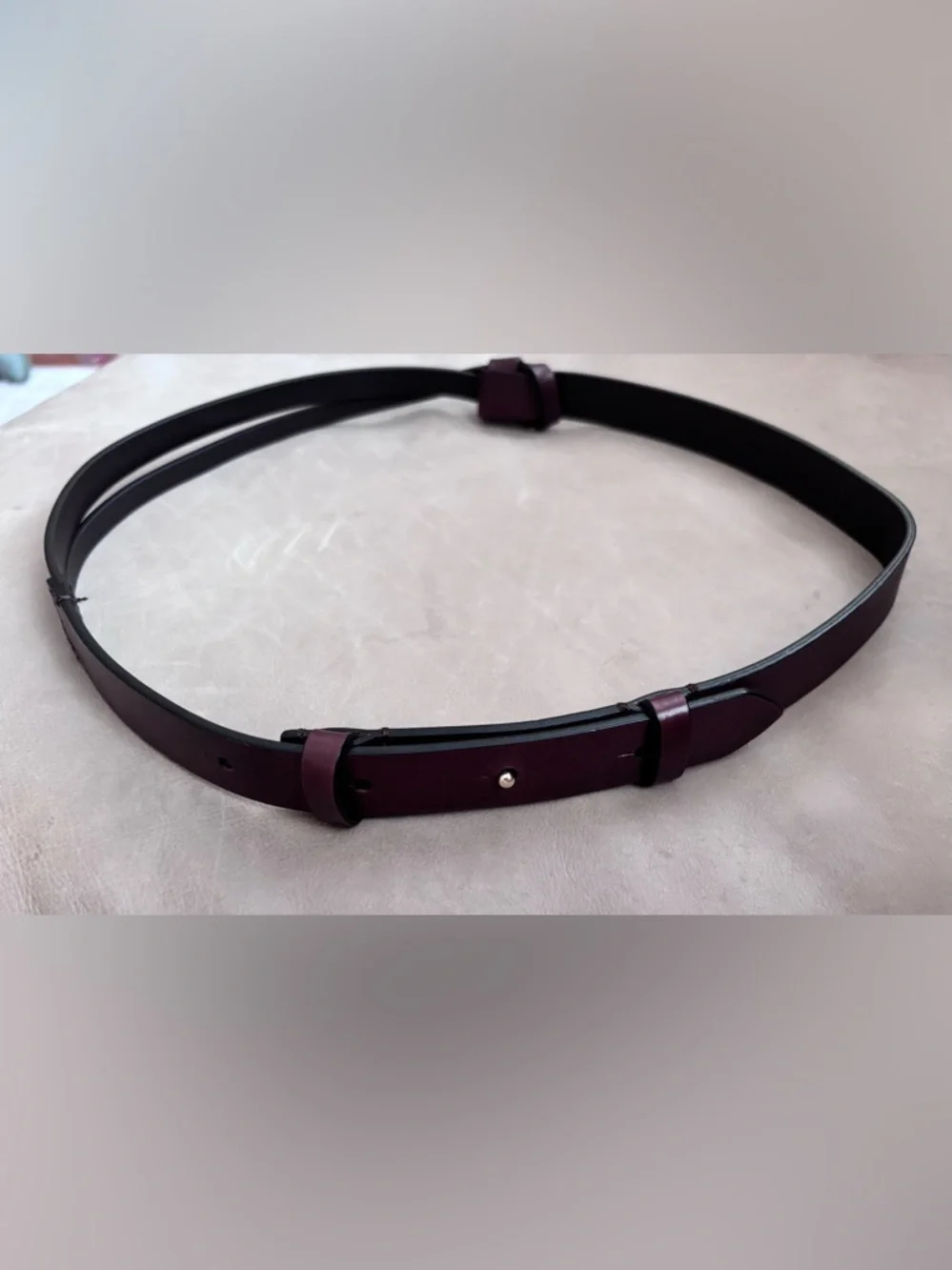 MM. Lafleur The Broadway Belt 100% Genuine Leather in Brown Size M/L